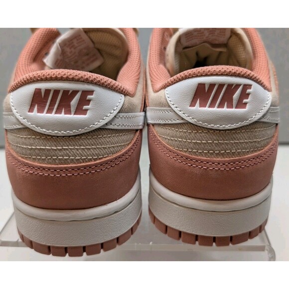 Nike Dunk Low Retro PRM Red Stardust Pink Sneakers FB8895-601 Men\'s Size 11.5 main image 6